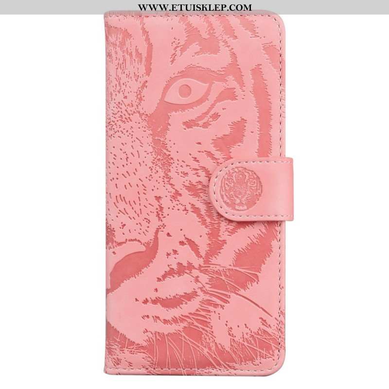 Etui Folio do Realme C35 Ślad Tygrysa
